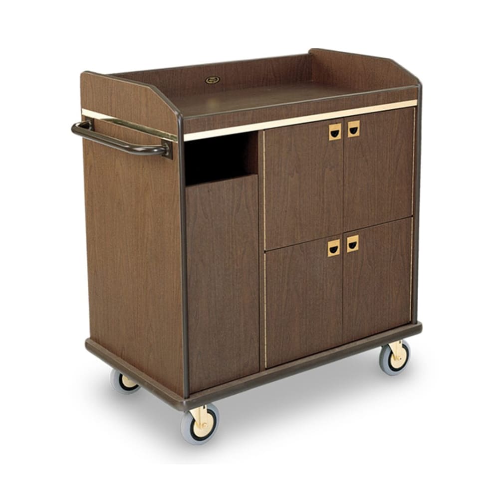 Forbes Industries Bussing Station w/ (4) Compartments & (1) Trash Compartment - Laminate (4757)