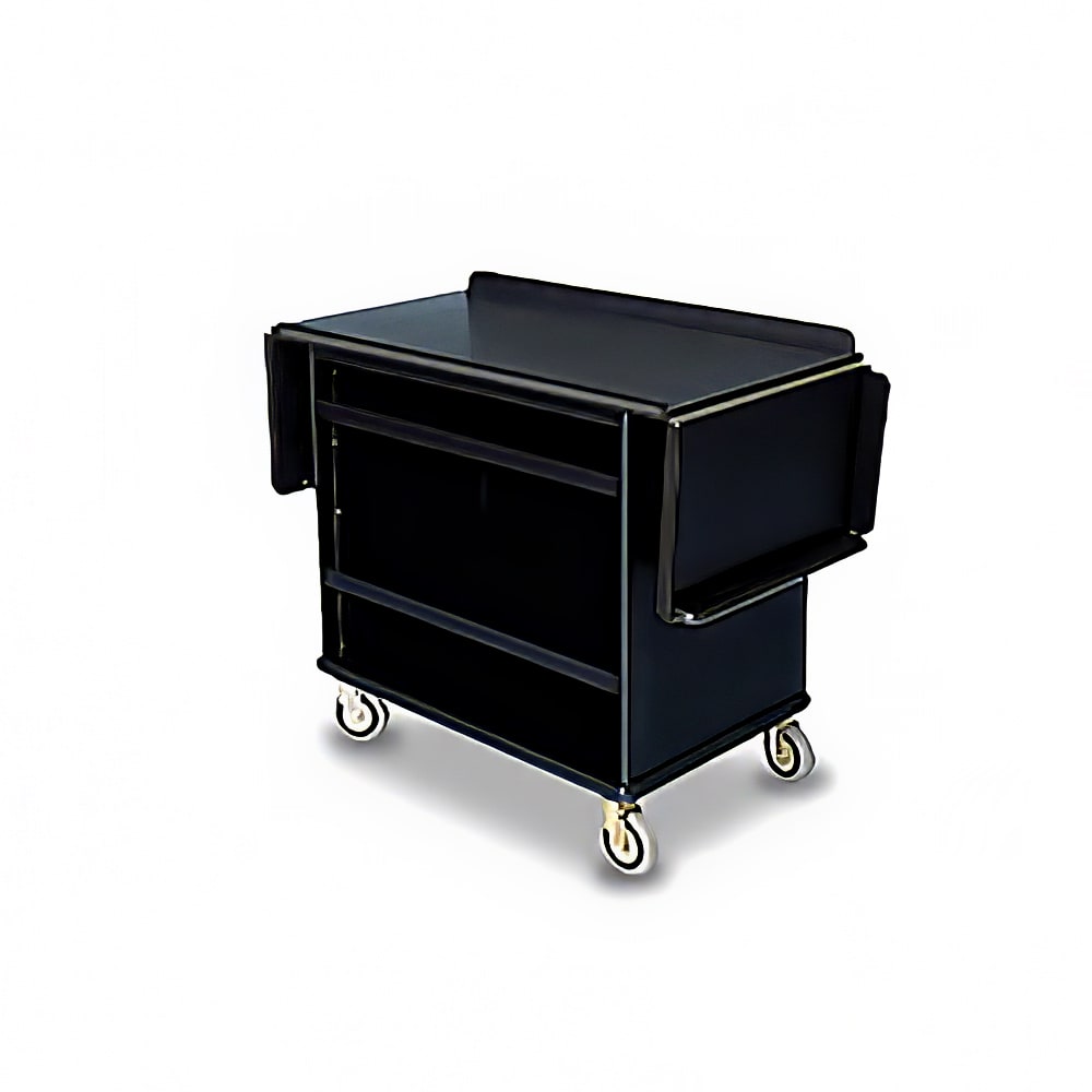 Forbes Industries Coffee/Beverage Cart w/ (3) Shelves & (2) Drop Leaves - Laminate (4790)