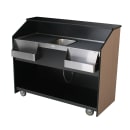 Forbes Industries Mobile Bar w/ (1) Sink & (2) Speed Rails - 62"L x 26"W x 48 1/2"H, Laminate (4847-5) thumbnail 2
