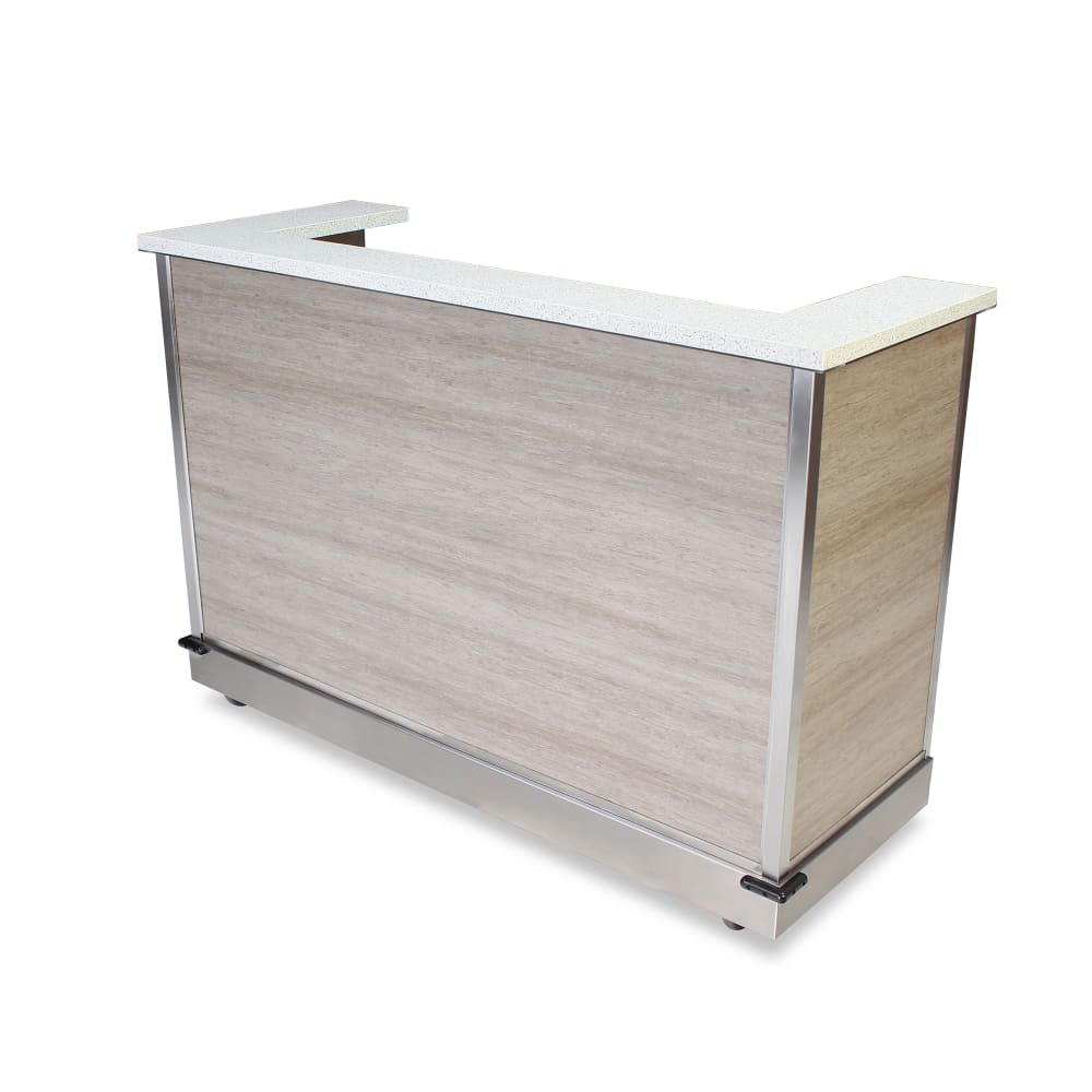 Forbes Industries 72" Portable Bar w/ Trend Countertop - 31 1/2"D x 48 1/4"H (4866-6-TREND)