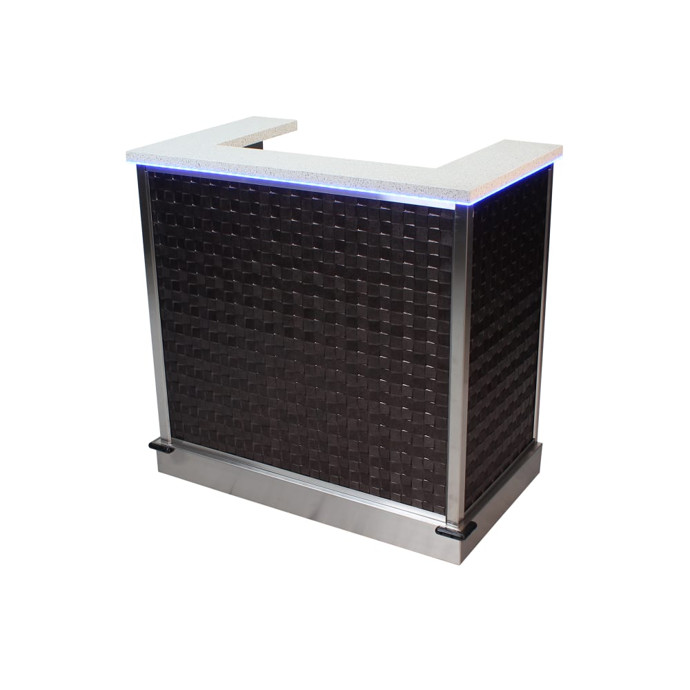 Forbes Industries 48" Portable Bar w/ Avonite Countertop - 31 1/2"D x 48 1/4"H (4866L-4-AVONITE)