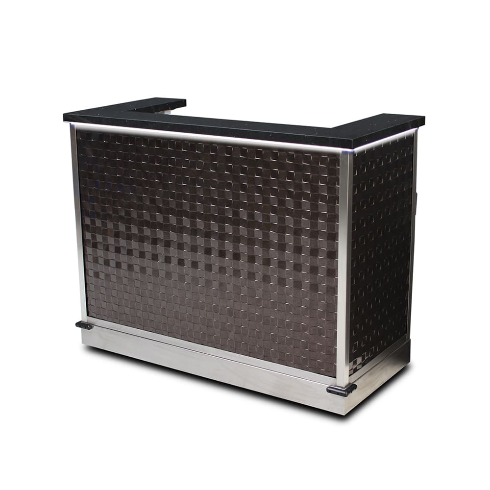 Forbes Industries 60" Portable Bar w/ Trend Countertop - 31 1/2"D x 48 1/4"H (4866L-5-TREND)