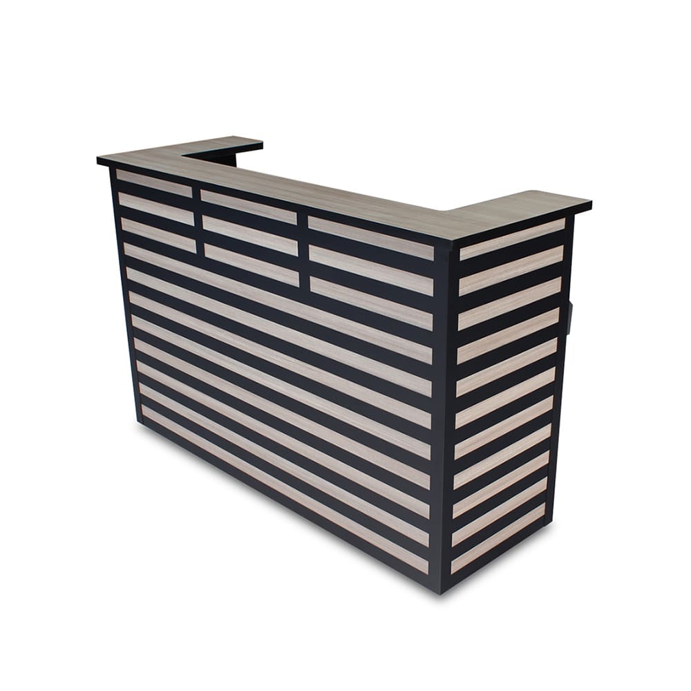 Forbes Industries 72" Portable Bar w/ Laminate Cabinet & Countertop - 26"D x 48"H (4867-6)