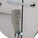 Forbes Industries Oval Room Service Table w/ (2) Tri Fold Drop Leaves - 36"L x 43 1/2"W, Laminate/Stainless Steel (4960) thumbnail 7