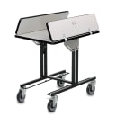 Forbes Industries Room Service Table w/ (2) Tri Fold Drop Leaves - 35 1/2"L x 39 1/2"W, Laminate/Steel (4972) thumbnail 2