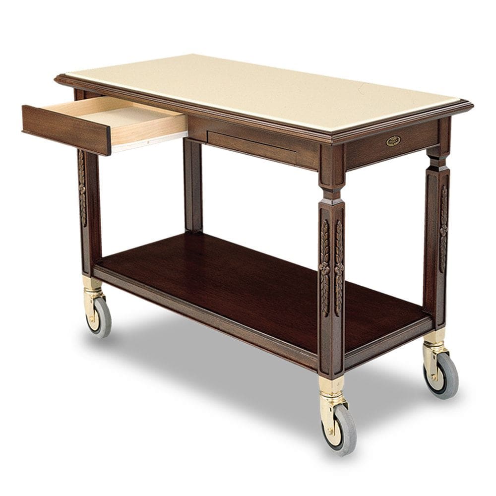Forbes Industries Room Service Cart w/ Avonite Top - 43 1/2"L x 21"W x 32"H, Wood (5520)