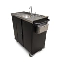 Forbes Industries 40 1/2"H Portable Hand Sink w/ Round Bowl, Hot & Cold Water (5742B) thumbnail 2