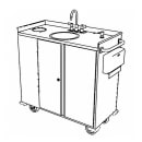 Forbes Industries 40 1/2"H Portable Hand Sink w/ Round Bowl, Hot & Cold Water (5742B) thumbnail 4