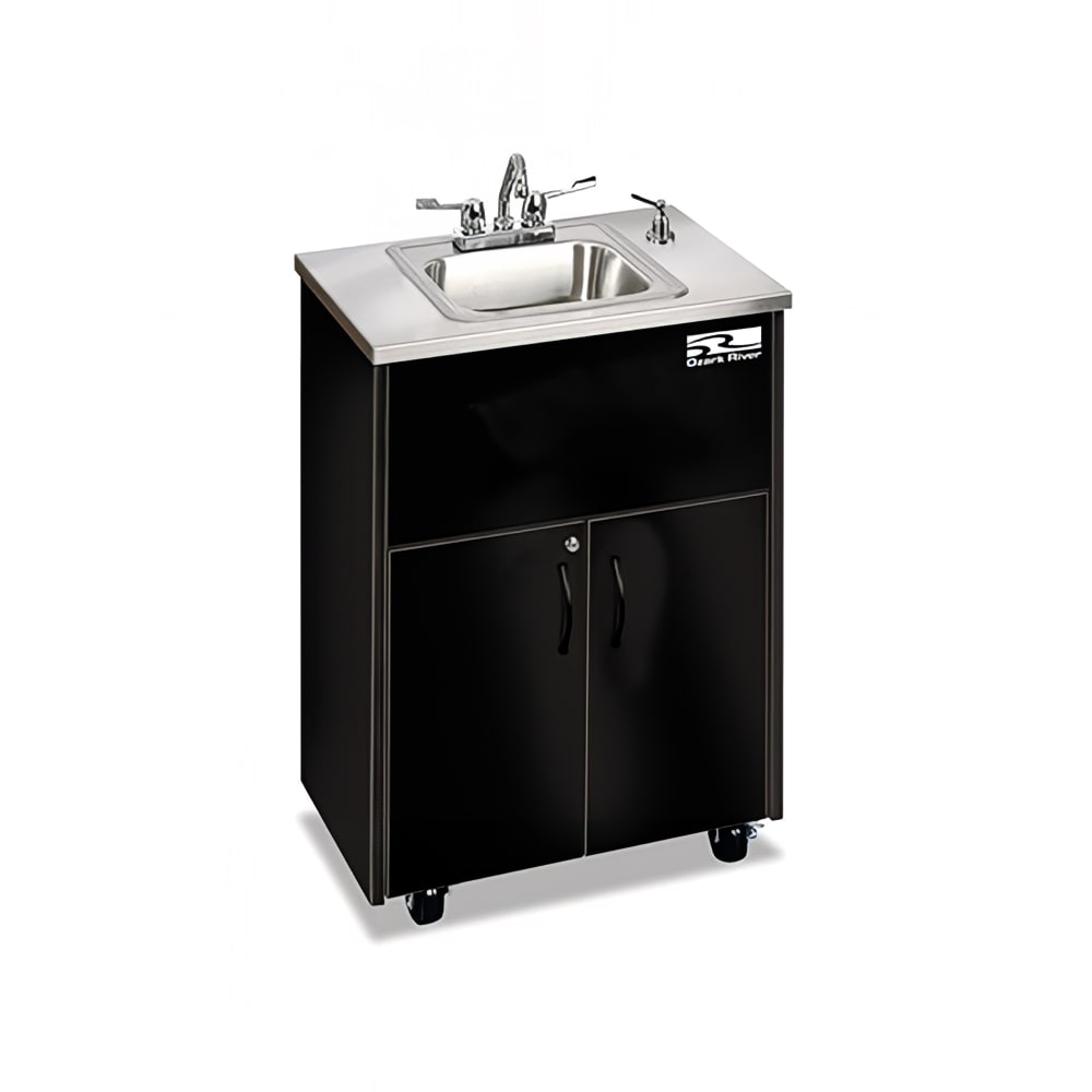 Forbes Industries 43" Portable Hand Sink w/ (3) 6"D Bowls, Hot & Cold Water (5746-3)