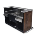Forbes Industries 79" Portable Bar w/ Hardwood Cabinet & Avonite Countertop - 32"D x 48"H (5785-6) thumbnail 2