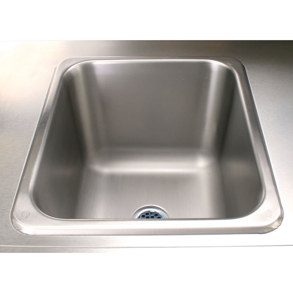 Forbes Industries Insulated Sink w/ Drain for Mobile Bar - Stainless Steel (6131)