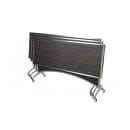 Forbes Industries Mobile Nesting Table w/ Laminate Top & Stainless Steel Frame - 75.5"L x 30"W x 36"H (7013-6) thumbnail 2