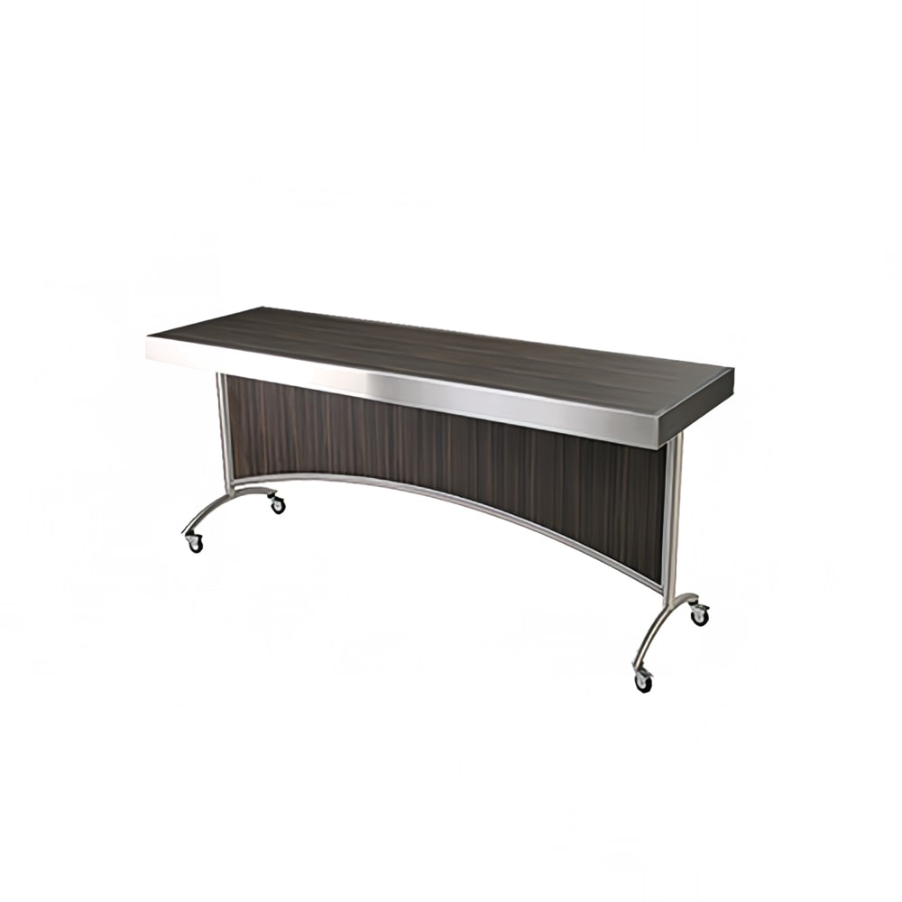Forbes Industries Mobile Nesting Table w/ Laminate Top & Stainless Steel Frame - 98"L x 30"W x 36"H (7013-8)