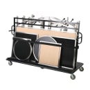 Forbes Industries 76"L Transport Cart w/ Poly Straps for EcoFlex Tables - Steel (7050) thumbnail 2