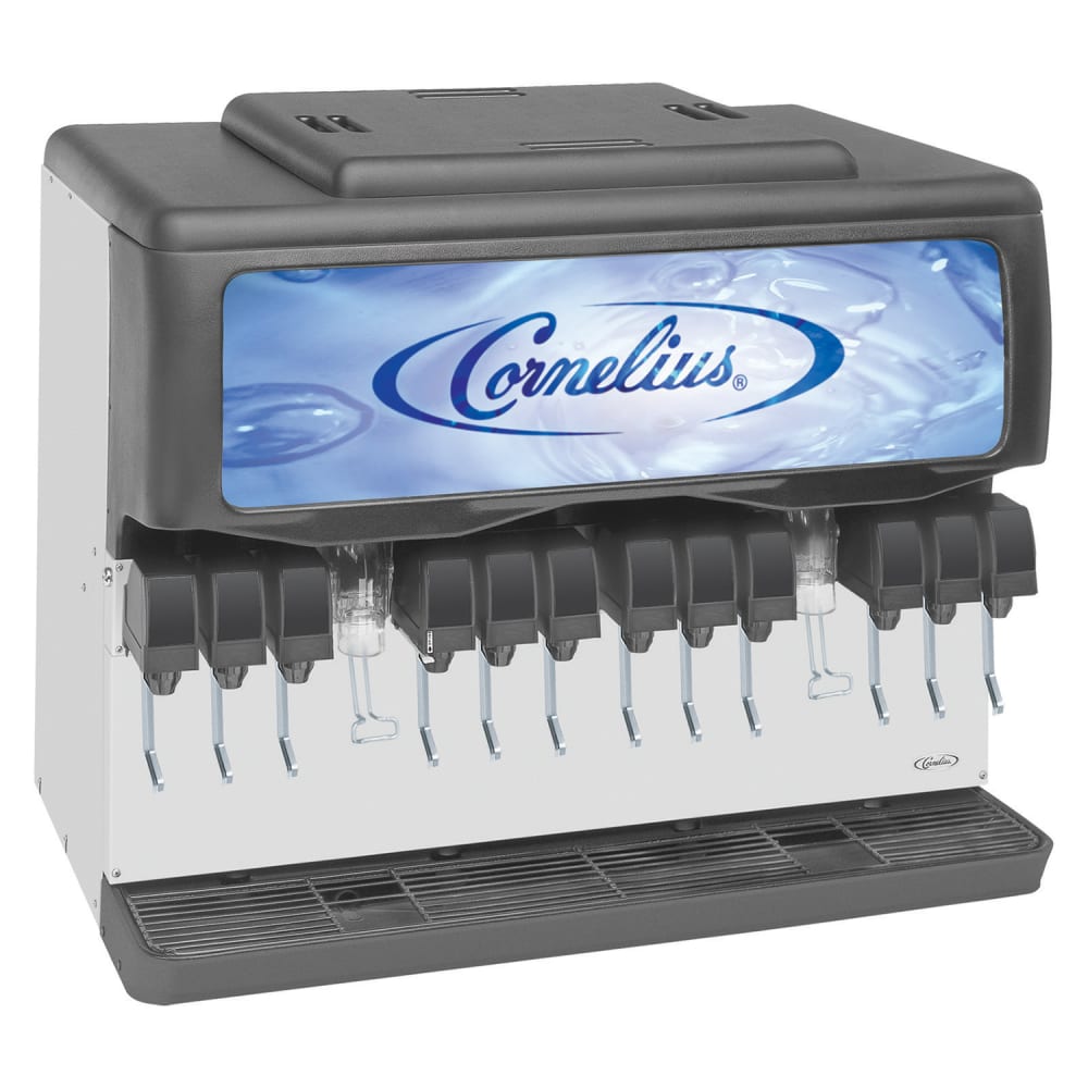 Cornelius 02810 Countertop Cube Ice & Soft Drink Dispenser - 300 lb Storage, Cup Fill, 115v
