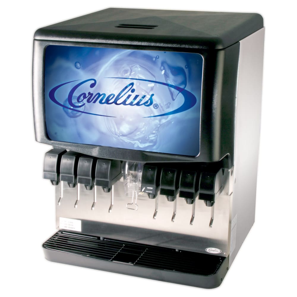 Cornelius 0528452 Countertop Cube Ice & Soft Drink Dispenser - 250 lb Storage, Cup Fill, 115v