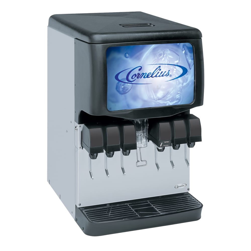 Cornelius 621053404 Countertop Cube Ice & Soft Drink Dispenser - 150 lb Storage, Cup Fill, 115v
