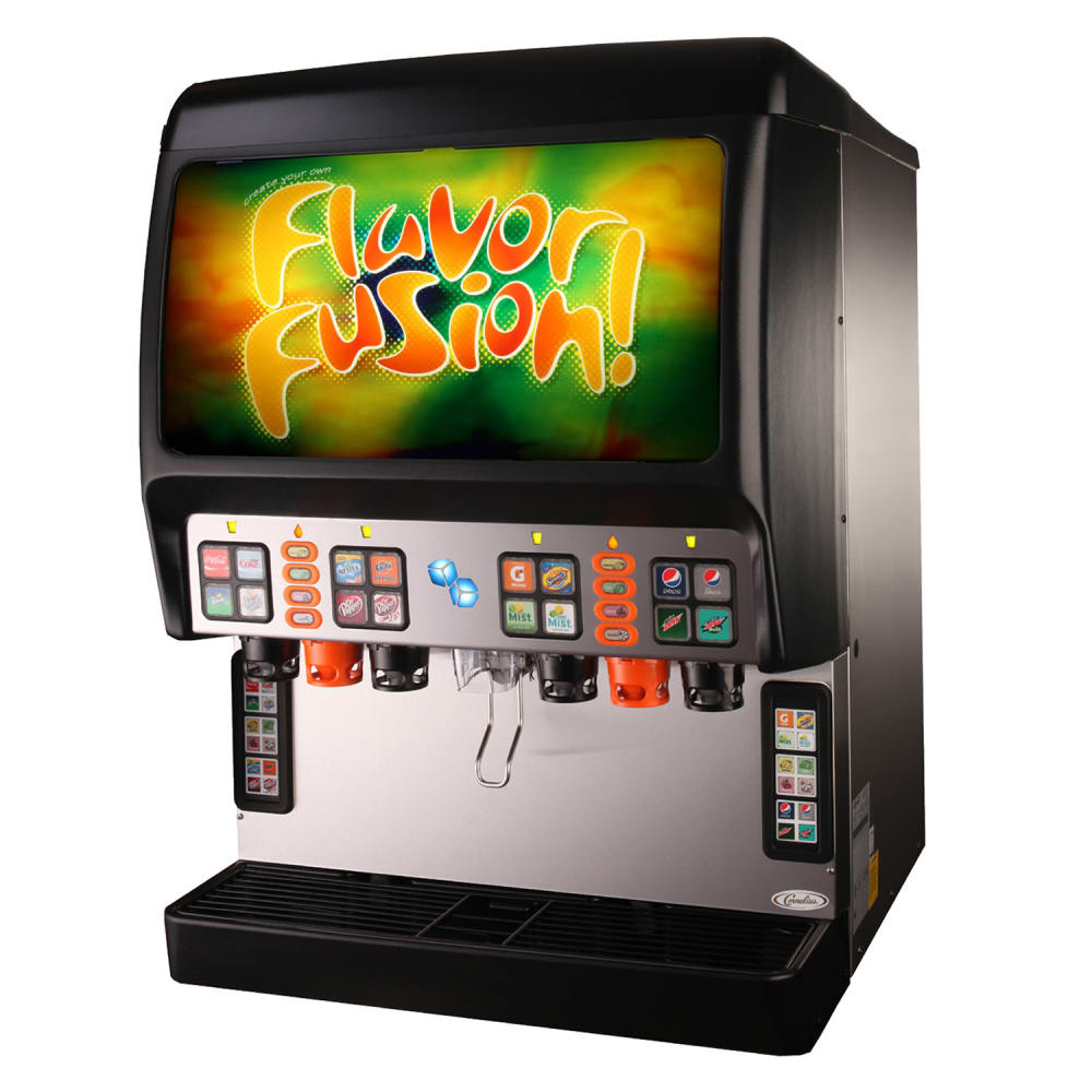Cornelius 621057656 Countertop Cube Ice & Soft Drink Dispenser - 255 lb Storage, Cup Fill, 115v