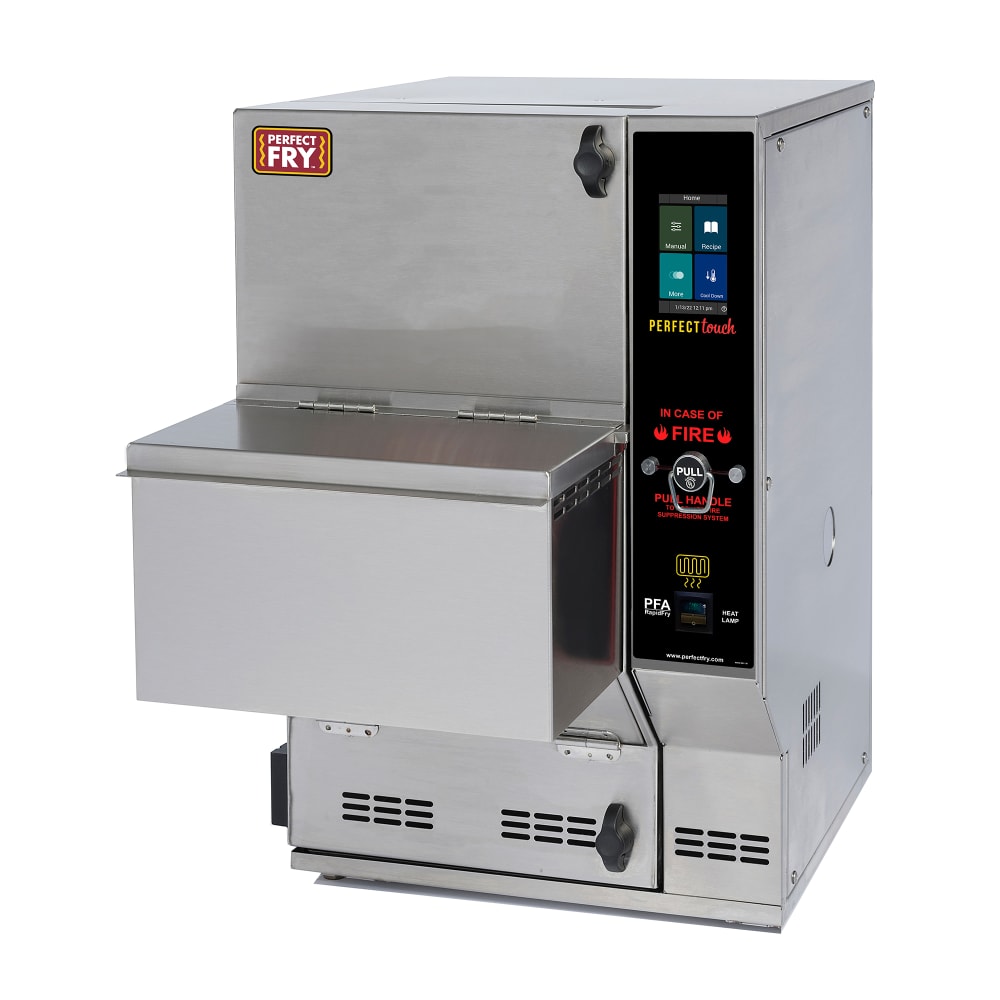 Perfect Fry PFA500 Ventless Automatic Countertop Electric Fryer - 22.27 lb Vat, 240v/1ph