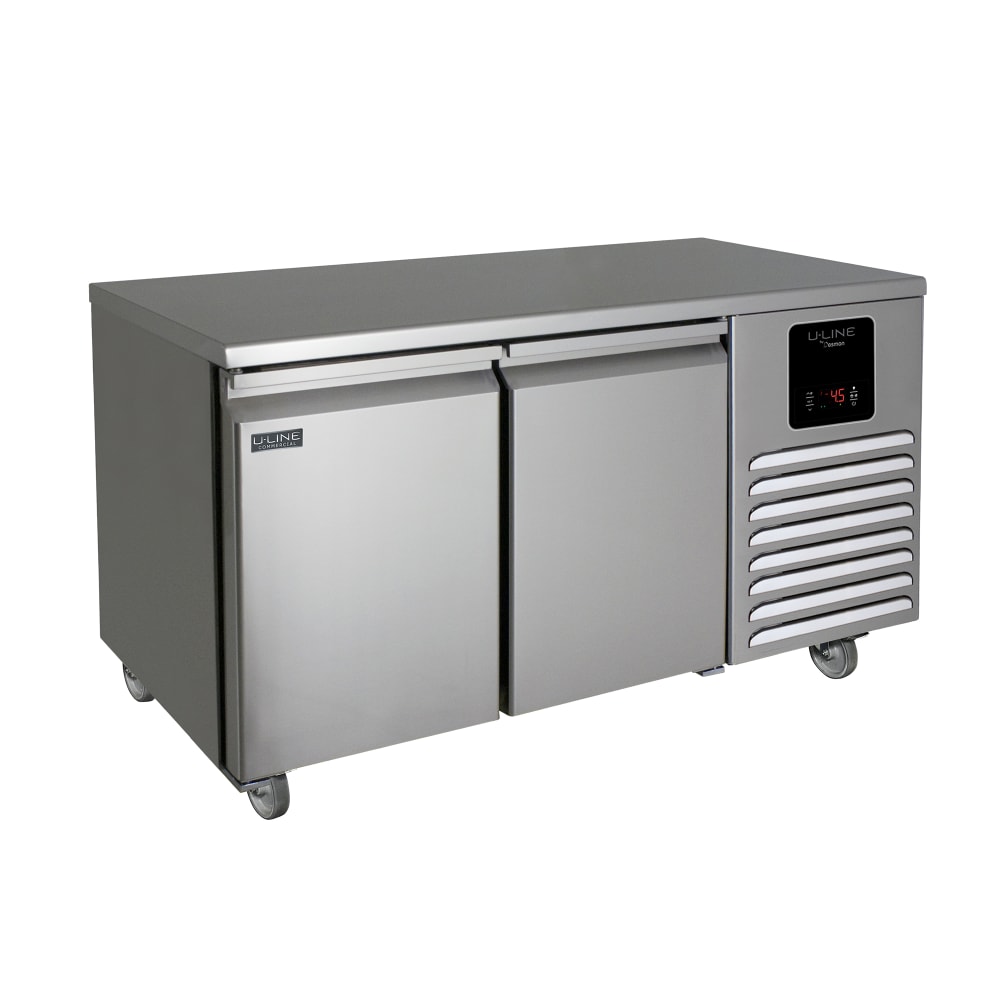 U-Line UCFZ552-SS61A 58" Undercounter Freezer w/ (2) Sections & (2) Doors, 115v