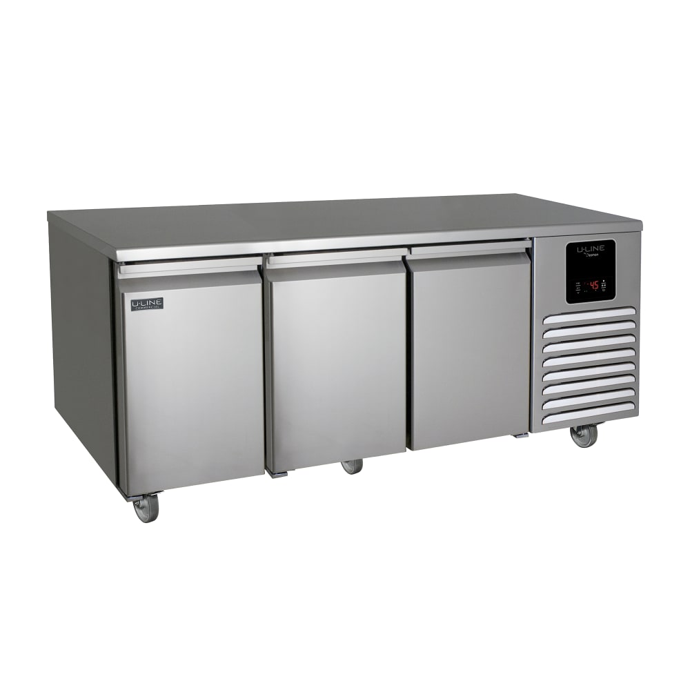 U-Line UCFZ570-SS61A 77" Undercounter Freezer w/ (3) Sections & (3) Doors, 115v