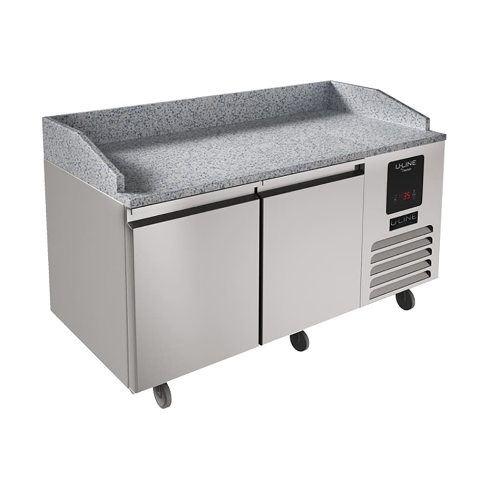 U-Line UCPP466-SS61A 65 1/8" Pizza Prep Table w/ Refrigerated Base, 115v