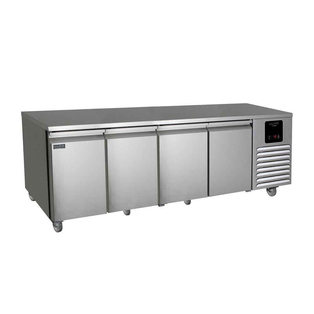 U-Line UCRE588-SS61A 96" Undercounter Refrigerator w/ (4) Sections & (4) Doors, 115v