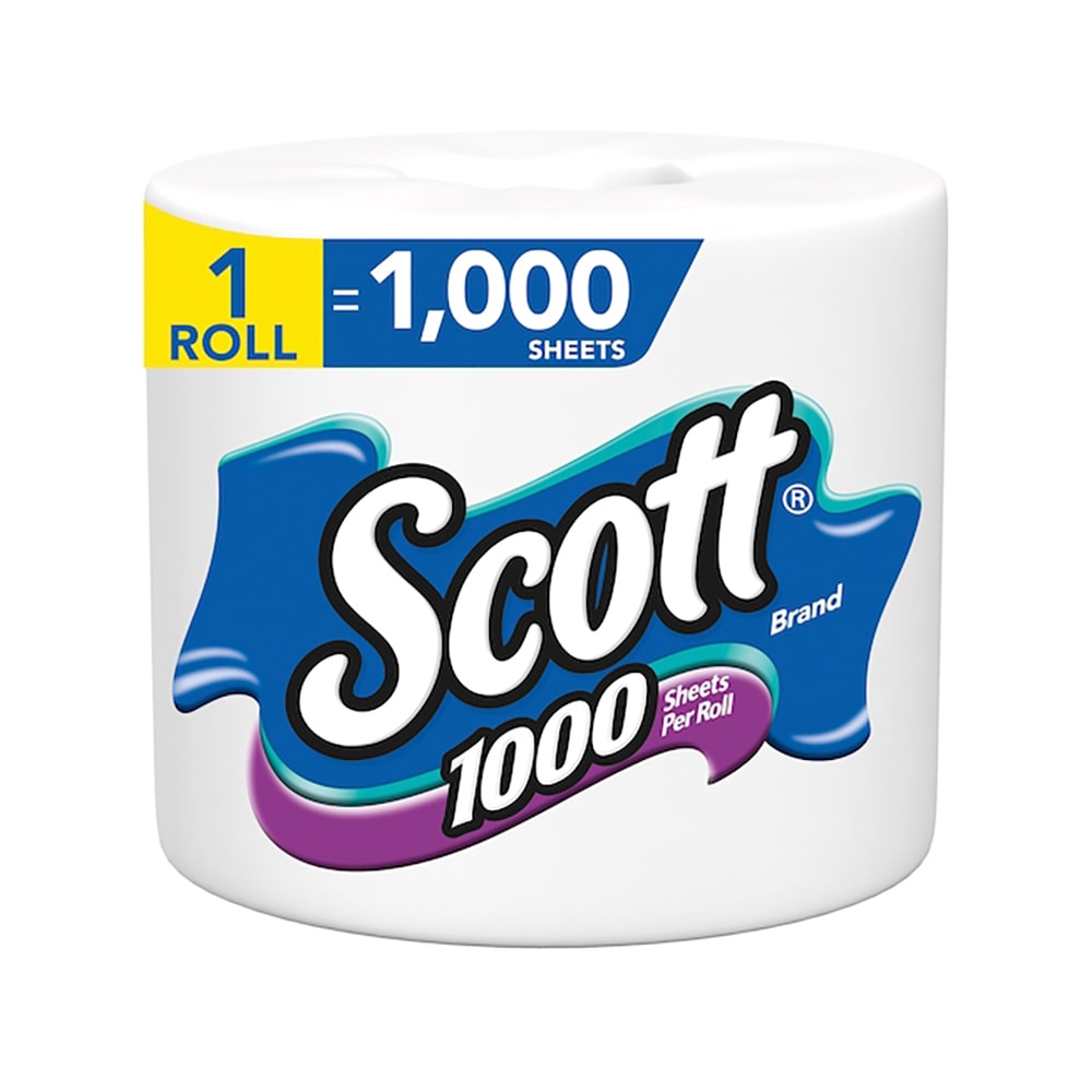Kimberly-Clark Scott® 1 ply Toilet Paper Roll - 1000 Sheets/Roll (39327)