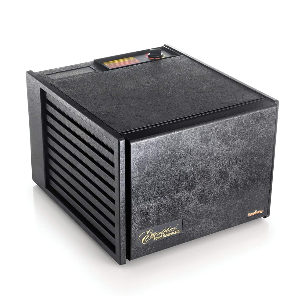 Excalibur 3900B 9 Tray Countertop Commercial Dehydrator w/ Solid Door