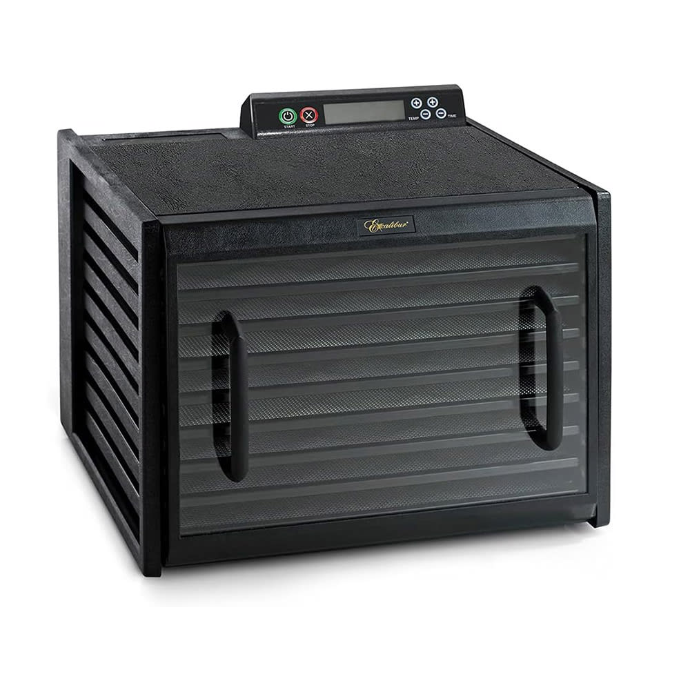 Excalibur 3948CDB 9 Tray Countertop Commercial Dehydrator w/ Glass Door