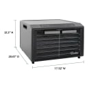 Excalibur DH06SCSS13 6 Tray Countertop Commercial Dehydrator w/ Glass Door thumbnail 5