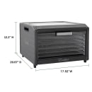 Excalibur DH06SSSS13 6 Tray Countertop Commercial Dehydrator w/ Glass Door thumbnail 3