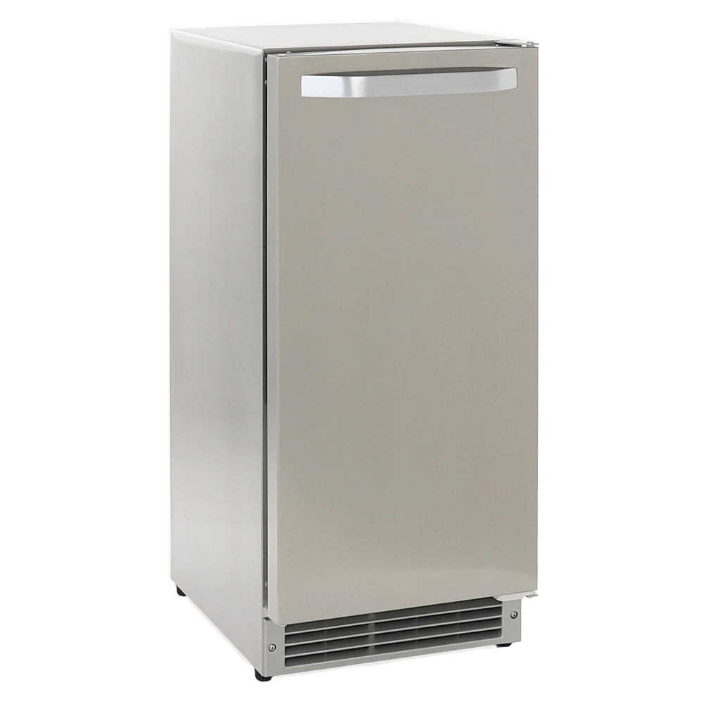 Maxx Ice MIM25CO 14 3/5"W Crescent Cube Undercounter Ice Machine - 25 lbs/day, Air Cooled
