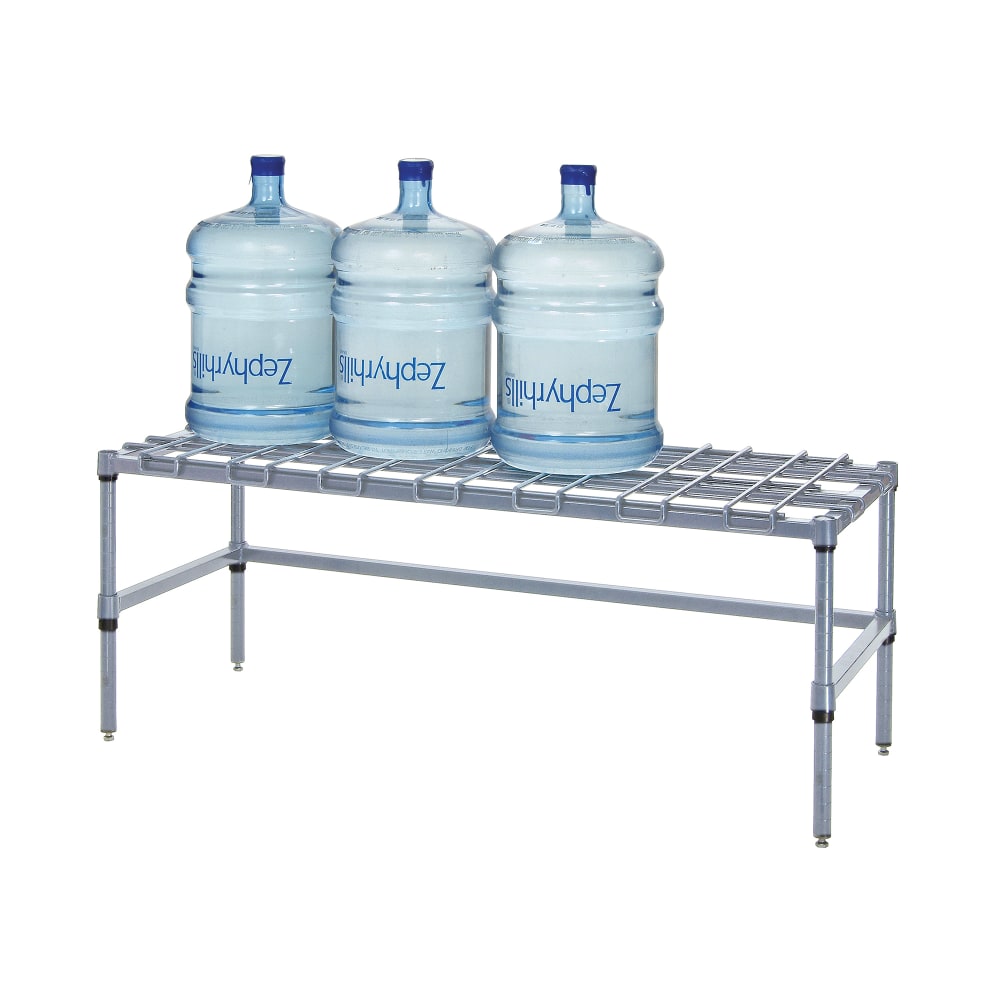 Quantum Food Service 36" Stationary Dunnage Rack w/ 1500 lb Capacity, Carbon Steel (183614DGY)