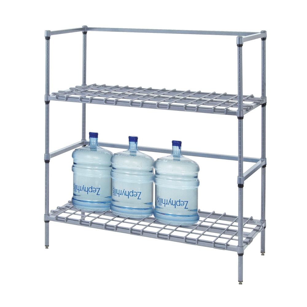 Quantum Food Service (2) Level Keg Rack w/ (6) Keg Capacity, 60" x 24" x 54" (246054DGY)
