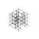 StoreIt Shelving Kit for 6' x 6' Walk-In Coolers/Freezers - (4) Levels, Polymer (AK66-6X67426-3QP) thumbnail 2