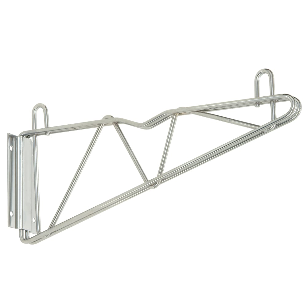 Quantum Food Service 18" Shelf Mount Bracket - Chrome (DWB18)