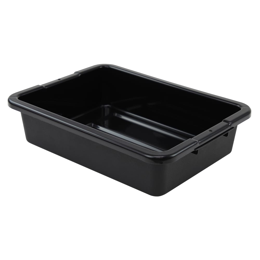Quantum Food Service Bus Box - 20" x 15" x 5", Black (FSB-20155R)