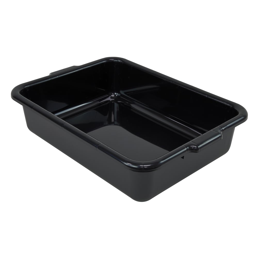 Quantum Food Service Bus Box - 21" x 15" x 5", Black (FSB-21155)