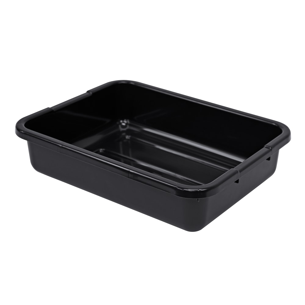 Quantum Food Service Bus Box - 21" x 15" x 5", Black (FSB-21155R)