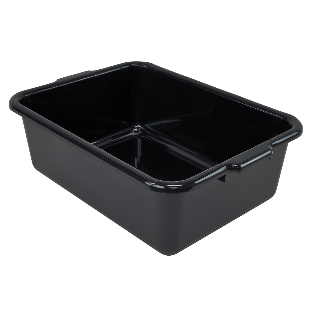 Quantum Food Service Bus Box - 21" x 15" x 7", Black (FSB-21157)