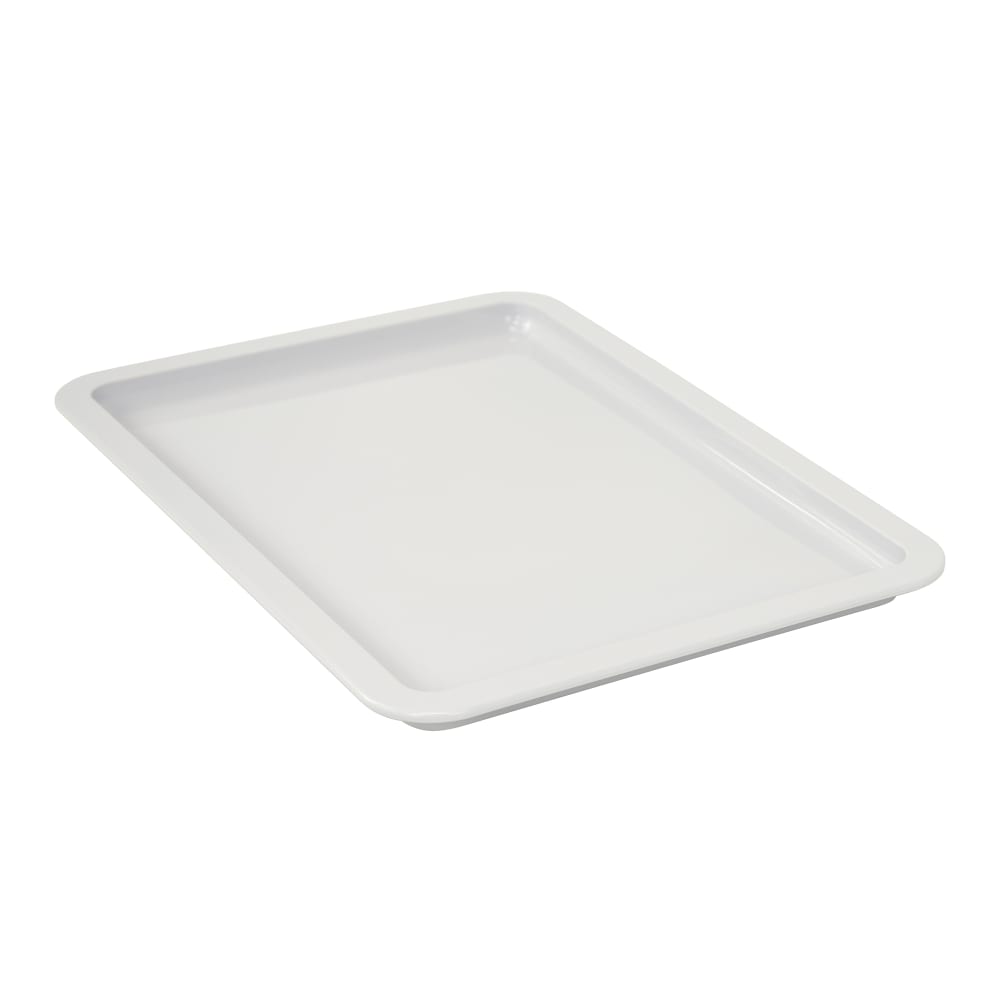 Quantum Food Service 17 3/4" x 12 3/4" Pizza Dough Box Cover - Polypropylene, White (FSB-DL1813)