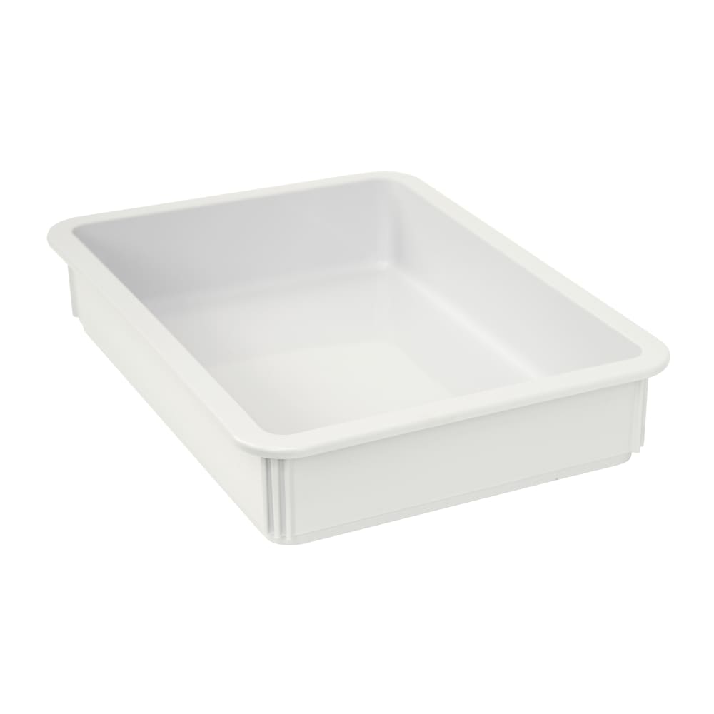 Quantum Food Service 17 3/4" x 12 3/4" Pizza Dough Box - Polypropylene, White (FSB-DT18133)