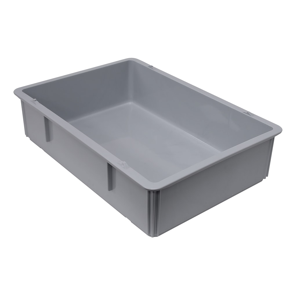 Quantum Food Service 25 5/8" x 18" Pizza Dough Box - Polypropylene, Gray (FSB-PT26186)