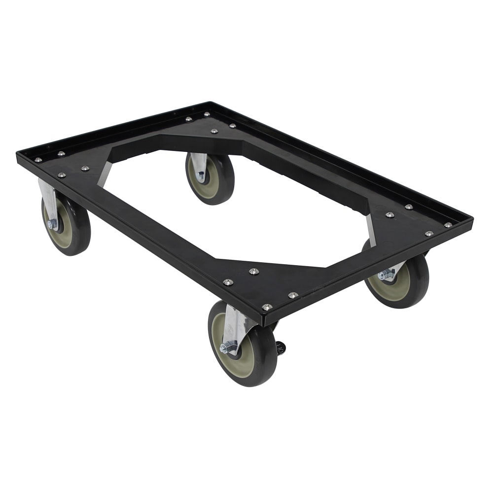 Quantum Food Service Dolly for Pizza Dough Boxes w/ 800 lb Capacity, Black (FSB-PTDLY)