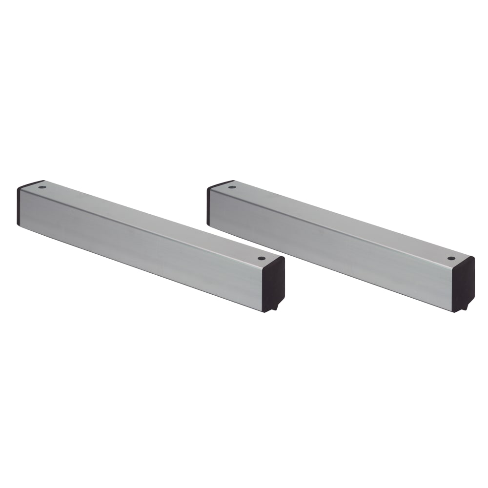 Quantum Food Service 24" Floor Track Skates - Aluminum (HD24-2)