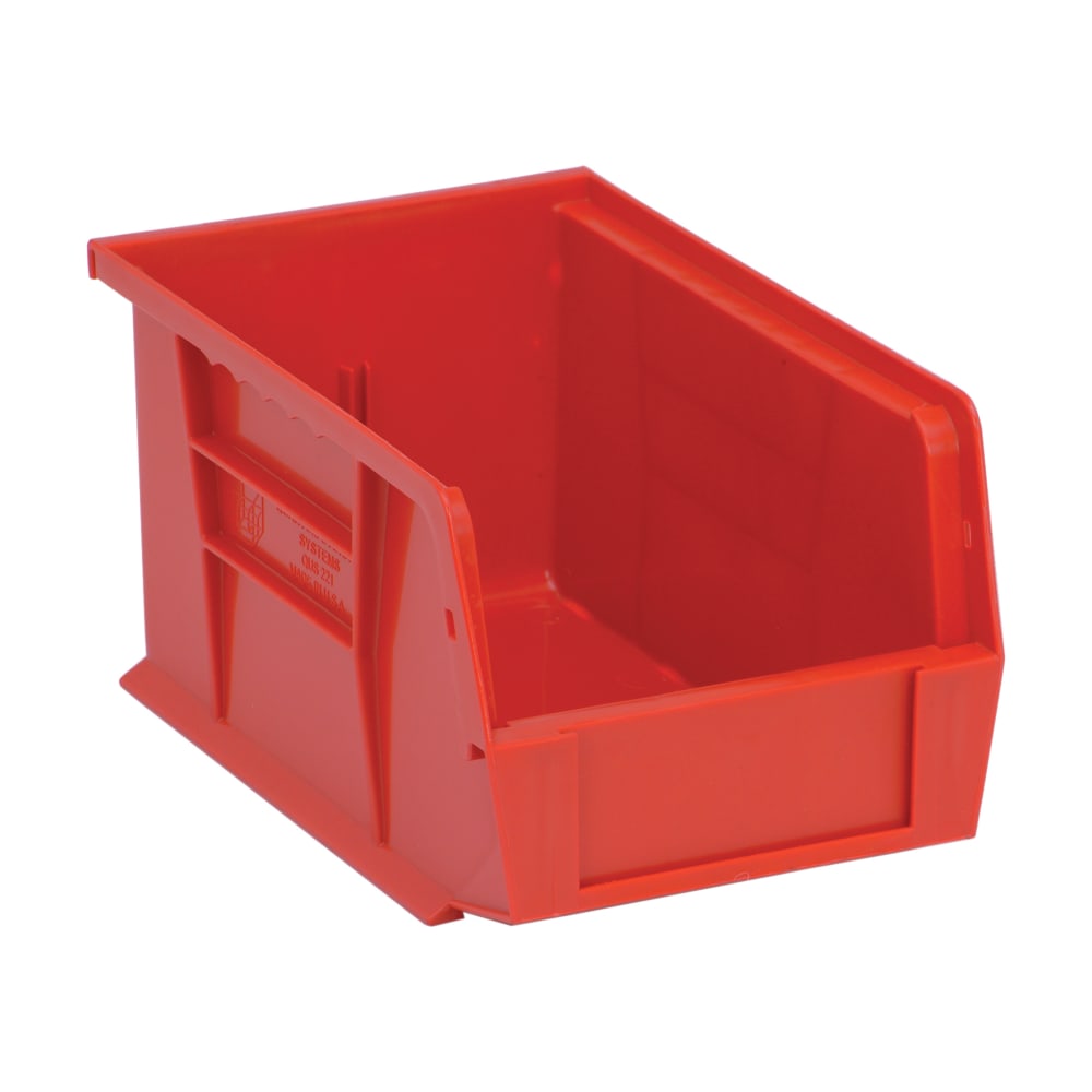Quantum Food Service Stack & Hang Shelf Bin - 9 1/4" x 6", Red (QUS221)