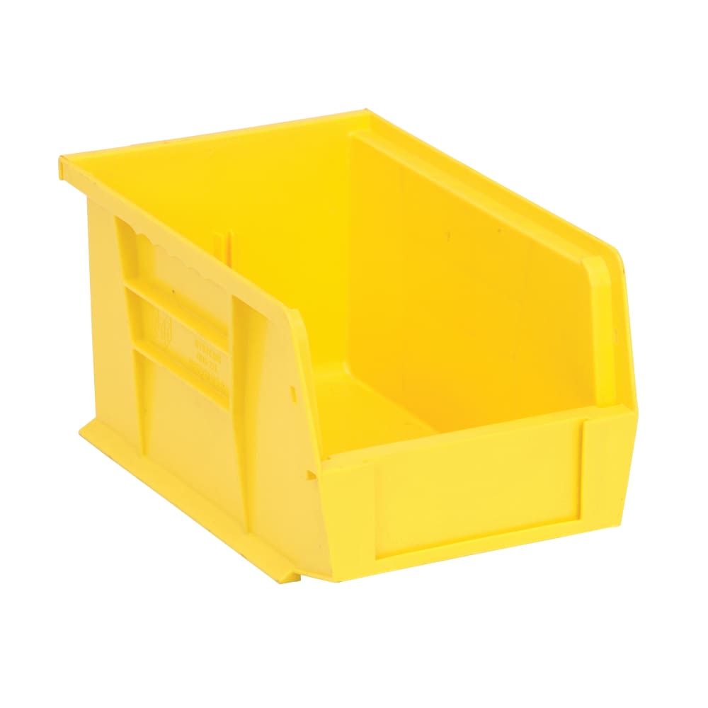 Quantum Food Service Stack & Hang Shelf Bin - 9 1/4" x 6", Yellow (QUS221)