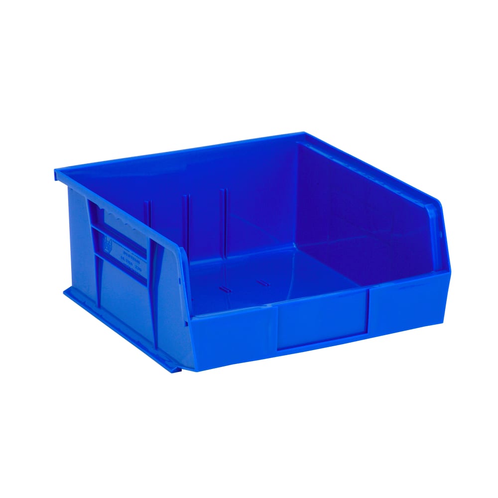 Quantum Food Service Stack & Hang Shelf Bin - 10 7/8" x 11", Blue (QUS235)