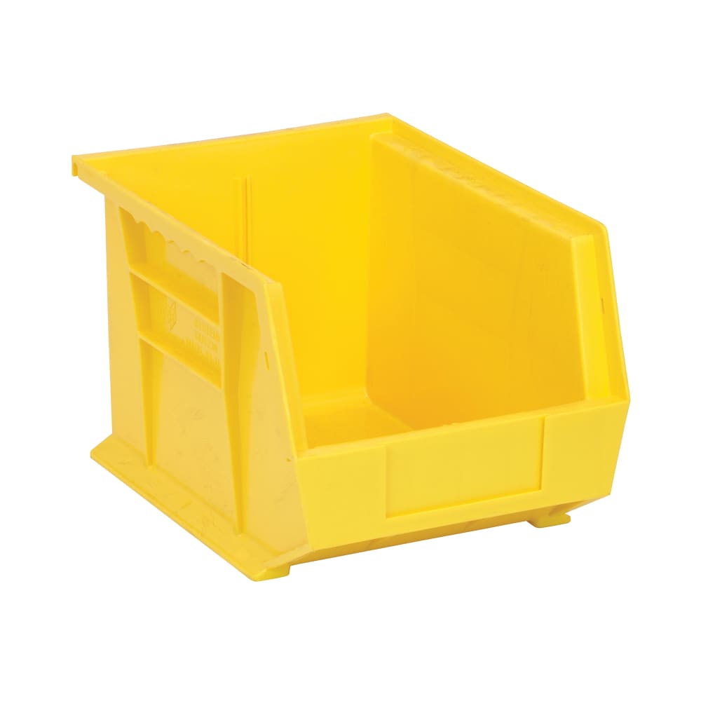 Quantum Food Service Stack & Hang Shelf Bin - 10 3/4" x 8 1/4", Yellow (QUS239)